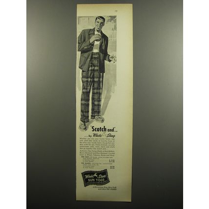 1951 White Stag Sun Togs Ad - Scotch and .. By White Stag