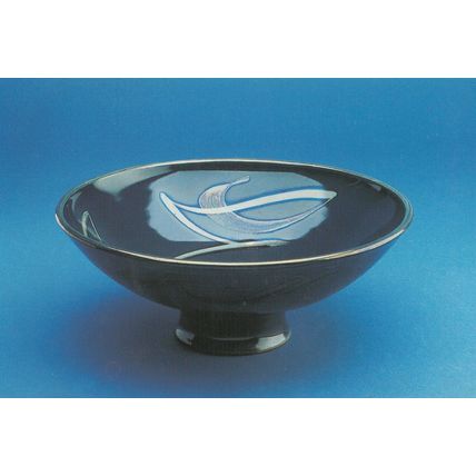 Footed Bowl Nick Caiger Smith Painting Postcard