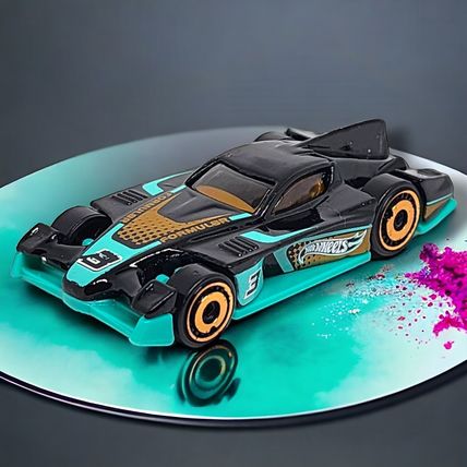 2023 Hot Wheels Formul8r Black Race Track Car 1:64 Deicast Car COOL