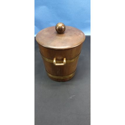 Wooden AMC Ice Bucket Made in Japan 50's - 60's