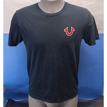 Mint True Religion World Tour Mens Large Buddha Guitar Black T-Shirt