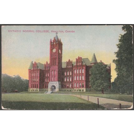 Ontario Normal College, Hamilton, Ontario, c.1910s - Postcard