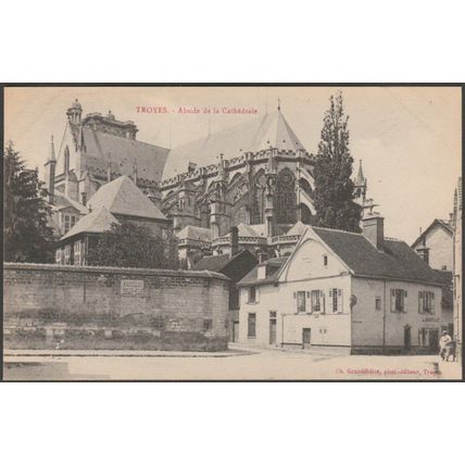Abside de la Cathédrale, Troyes, c.1910 - Granddidier CPA