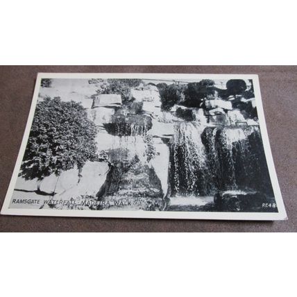 Lincoln Green Postcard - Waterfall @ Madeira Walk - Ramsgate, Kent