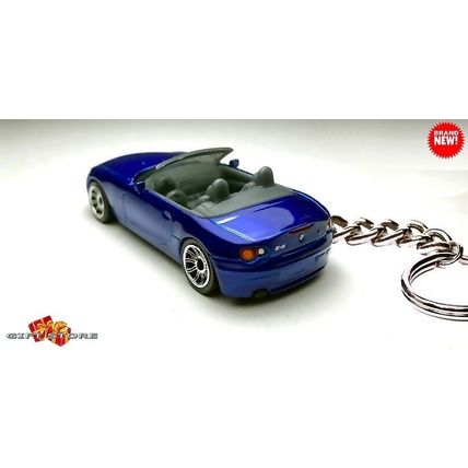 RARE KEYCHAIN BLUE BMW Z4 CUSTOM Ltd. Ed. GREAT GIFT NOVELTY For DIORAMA