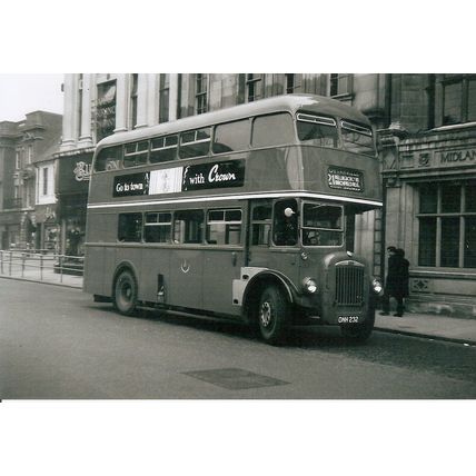 Black & White Photograph of Northampton Corporation Transport - ONH 232