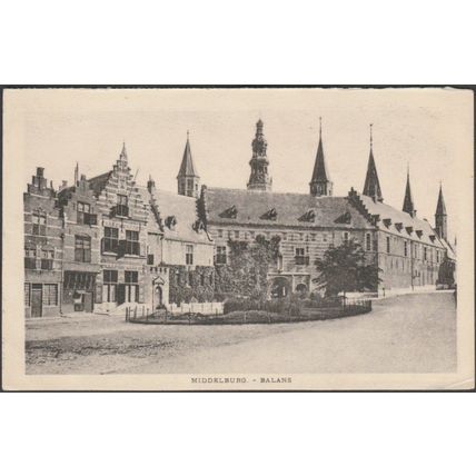 Balans, Middelburg, Zeeland, c.1920 - FB den Boer Briefkaart