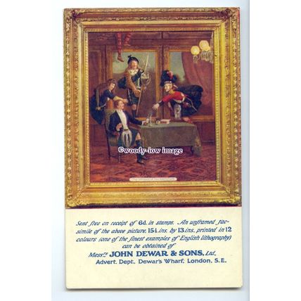 su3333 - Advert John Dewar Whiskey - postcard - Tucks Celebrated Posters no 1501
