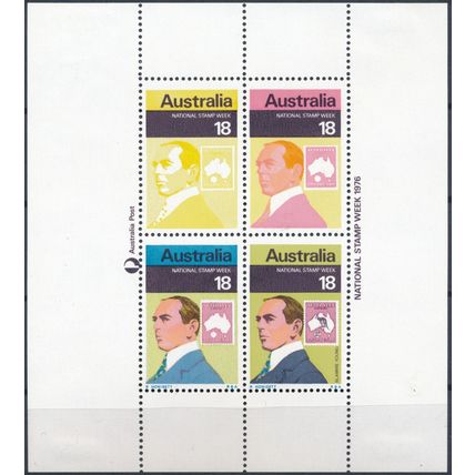 National Stamp Week - Australia 1976 - NM H - SG MS634