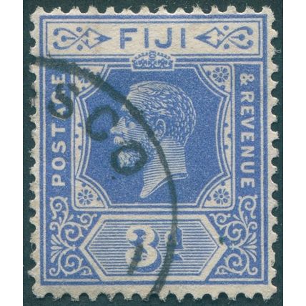 Fiji 1924 3d bright blue SG234 used