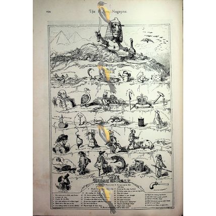 Queen Victoria Opening Great Exhibition, 1851 (Comic, Reverse) Book Illustration