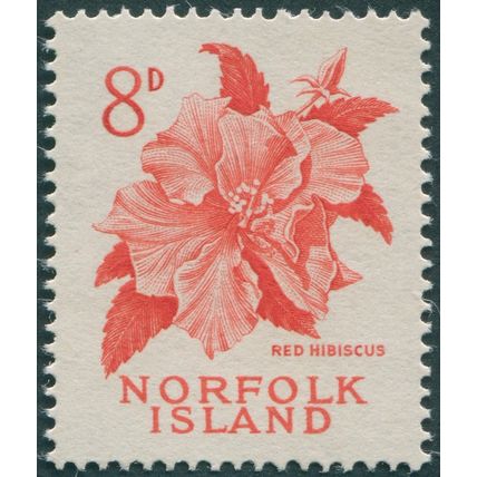 Norfolk Island 1960 8d. red SG28 MNH