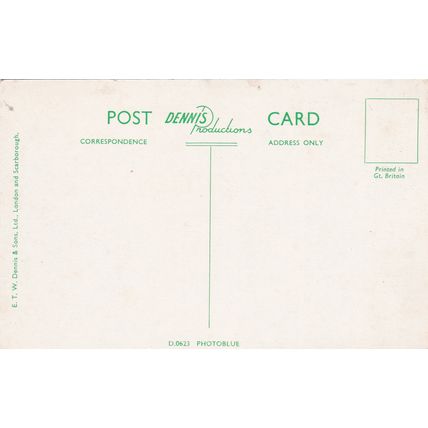 EC952 DOUGLAS - VILLA MARINA . PRINTED POSTCARD