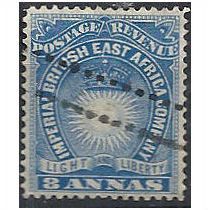 British East Africa 1890 SG12 8a Blue Fine Used ..
