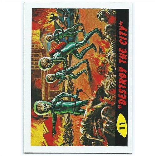 2012 Topps Mars Attacks Heritage - #11 - Destroy The City