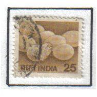 1979 INDIA CHICK HATCHING 25P RED-BROWN F/U SG925