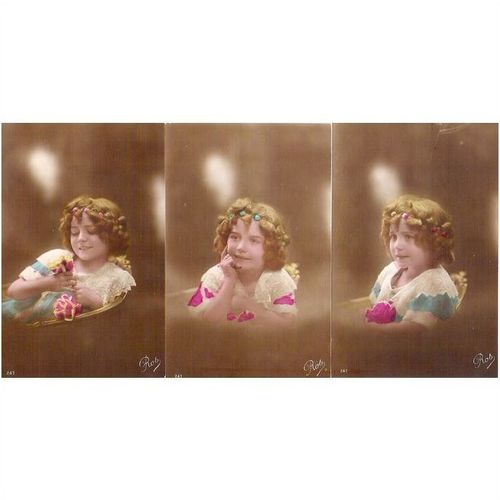 3 CARTES POSTALES - ENFANT - REF 79A