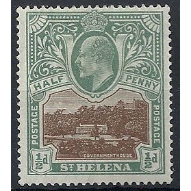 St Helena 1903 SG55 1/2d Brown & Grey-Green Mounted Mint .. ..