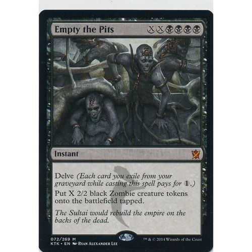 Magic the Gathering MTG Khans of Tarkir 072/269 Empty the Pits