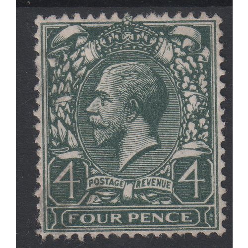Sg424 4d Grey-Green wmk block cypher mint no gum (31a)