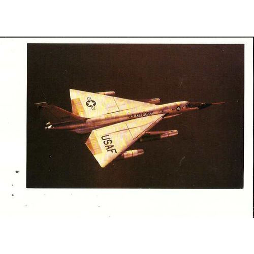 Aviation CONVAIR B-58A Postcard by John Fry (CB8)