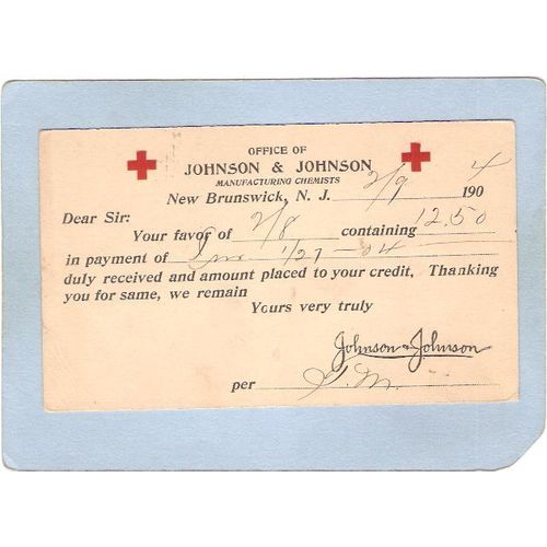 New Jersey New Brunswick Penny Post Card To Cornelius C Jadwin Honesdale P~3389