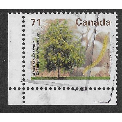 CAN 1991 70c 'AMERICAN CHESTNUT' FINE USED (EBID71-464)