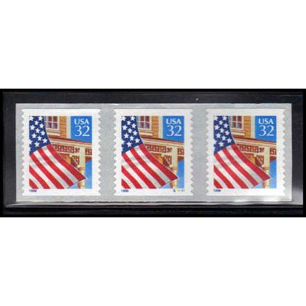 2915Bv 32c U.S. Flag Over Porch Very Fine MNH PNC S11111/3 PA3610