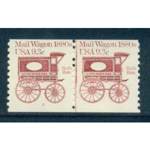 1903 9.3c Mail Wagon Fine MNH Dry Gum CNP Left 2 W0138