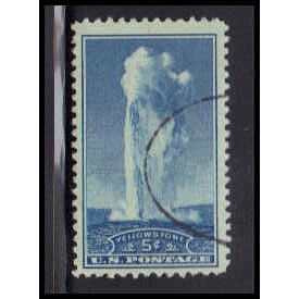 Used 744 5c Yellowstone National Park Fine RA2310