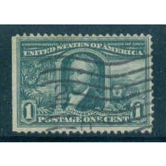 Used 323 1c Robert Livingston Just Clears C2317