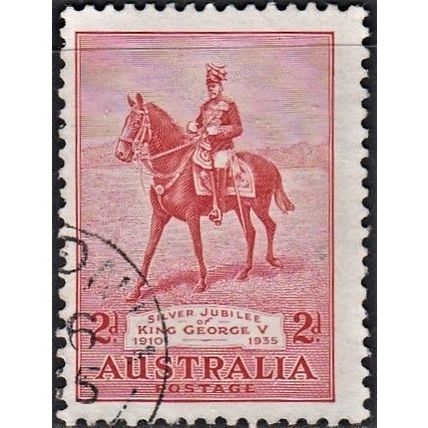 AUSTRALIA, 1935 2d Silver Jubilee, SG 156 (Scott 152), good used
