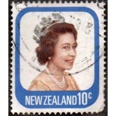 New Zealand 1975 10c Value. Queen Elizabeth II. Fine Used