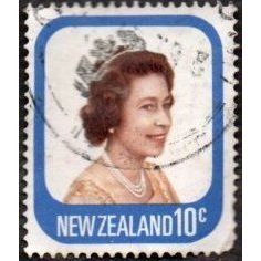 New Zealand 10c Value. Queen Elizabeth II. Fine Used