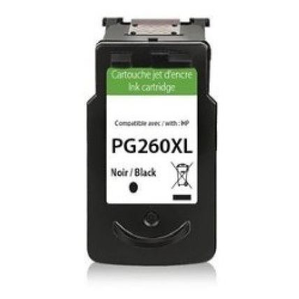 Compatible with Canon PG-260XL Black ECOink Remanufactured Ink Cartridge