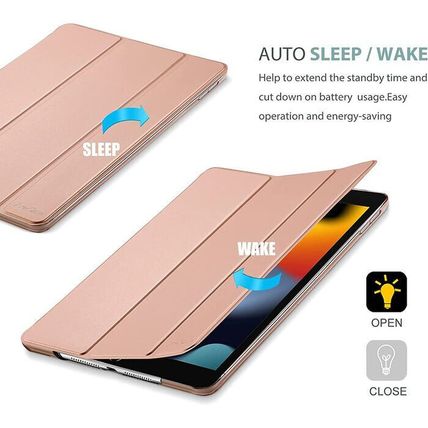 ProCase for iPad Pro 12.9"(2018)(3rd Gen) w/Translucent Frosted Back-ROSEGOLD