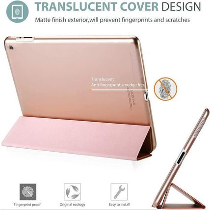 ProCase for iPad Pro 12.9"(2018)(3rd Gen) w/Translucent Frosted Back-ROSEGOLD