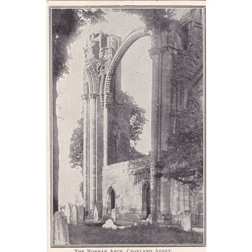 The Norman Arch Croyland Abbey Cambridgeshire Postcard (CAM72635)