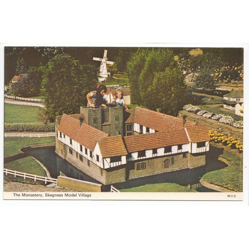 The Monastery Skegness Model Village Lincolnshire Postcard MV3