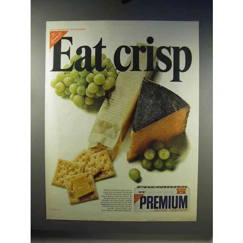 1967 Nabisco Premium Saltine Crackers Ad - Crisp!
