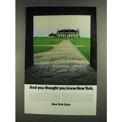 1972 New York State Tourism Ad - You Thought You Knew