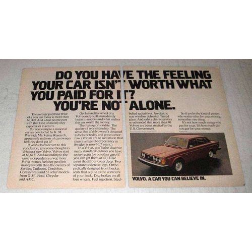 1978 Volvo Cars Ad - Your Car Isn't Worth