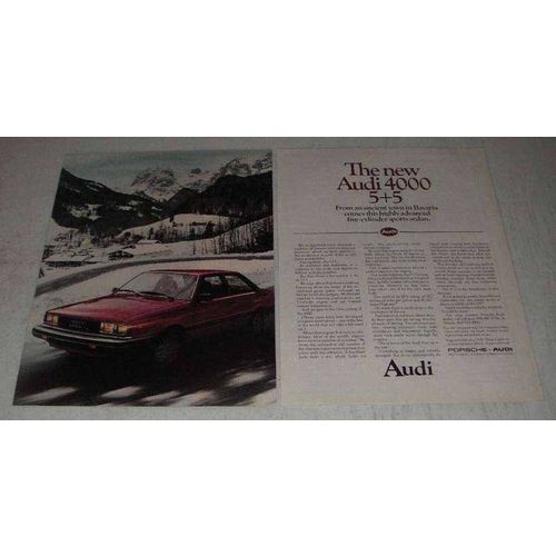 1981 Audi 4000 5+5 Car Ad