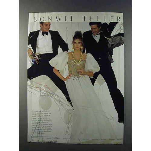 1981 Bonwit Teller Oscar de La Renta Dress Ad