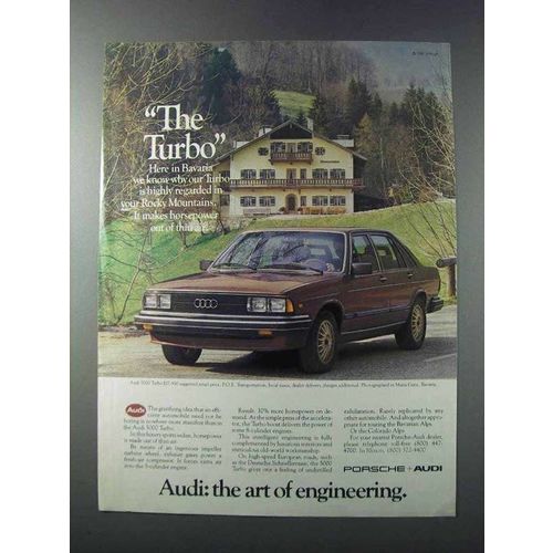 1981 Audi 5000 Turbo Ad - The Turbo
