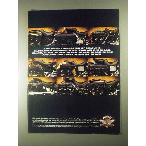 1997 Harley-Davidson Seats & Saddlebags Ad - Selection