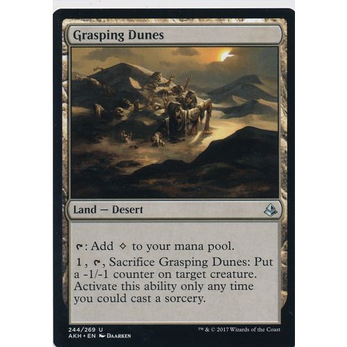 Magic the Gathering MTG Amonkhet 244/269 Grasping Dunes