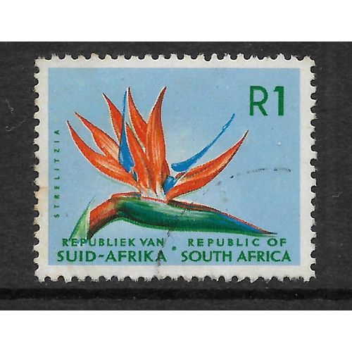 SOUTH AFRICA 1968 SG 251 1R STRELITZA FLOWER FINE USED#