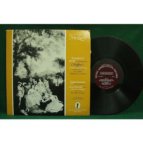 Wallenstein/Shumsky - Mozart: Symphony #35/Concerto - 12” + 10” - MAR 5613 - EX-