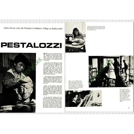 Pestalozzi Children's Village Sedlescombe F Spencer Chapman - 1965 Article